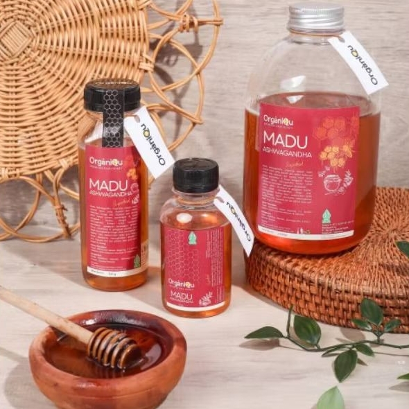 

OrganiQu Madu Ashwaghanda+ Mentah Murni Madu Hutan Asli Original OrganiQu