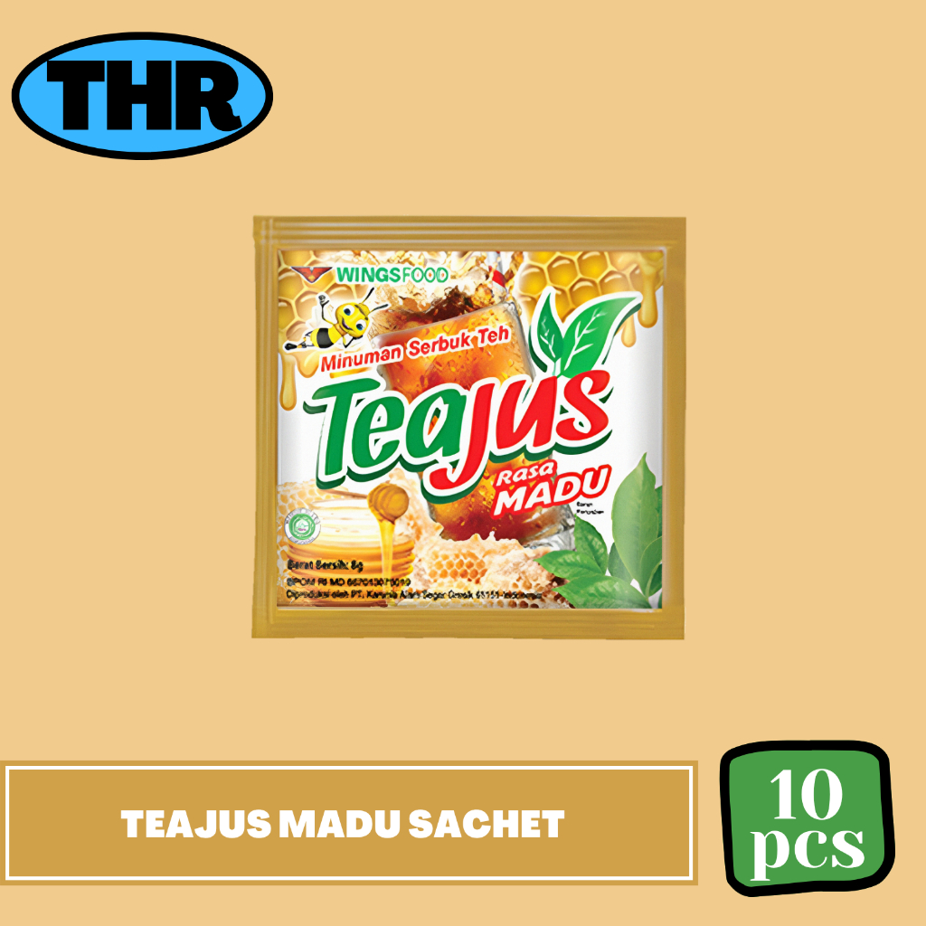 

Teajus Madu Sachet 1 Renceng isi 10pcs