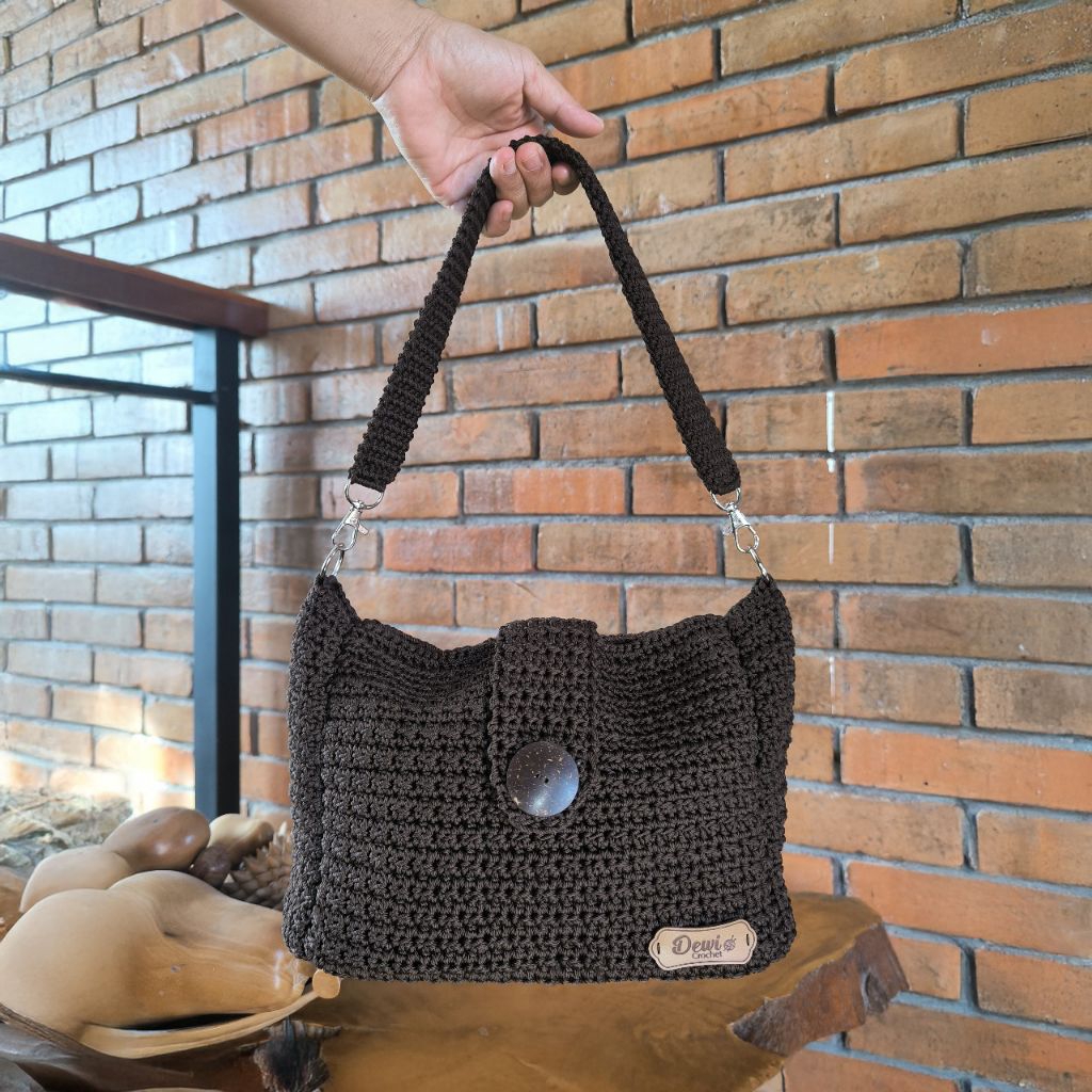 Tas Rajut wanita / Tas Rajut bahu wanita / Tas Rajut bahu