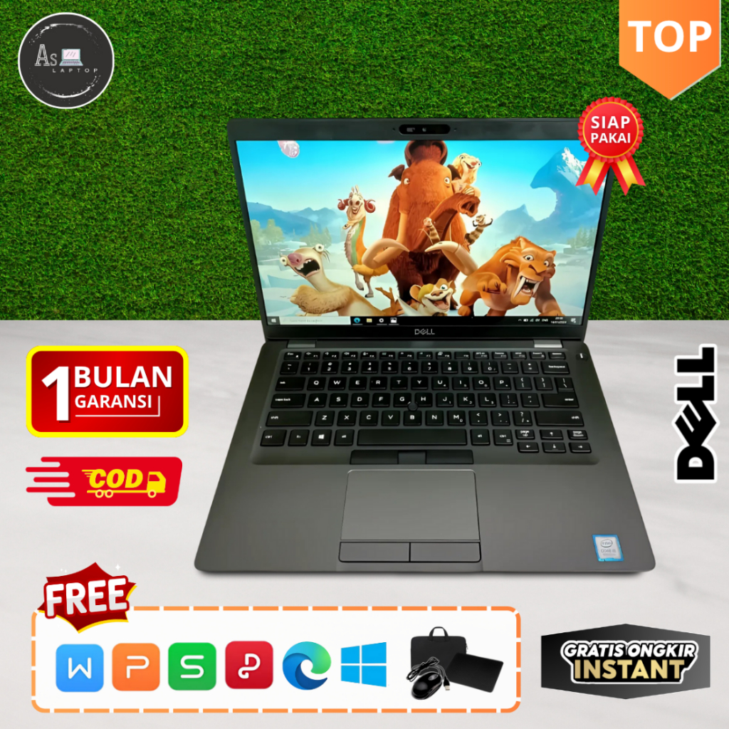 Laptop Dell Latitude 3400 5310 5300 5400 7400 Core i5 i7 Gen 8 Layar 14 inch 5430 | Second Mulus Ber