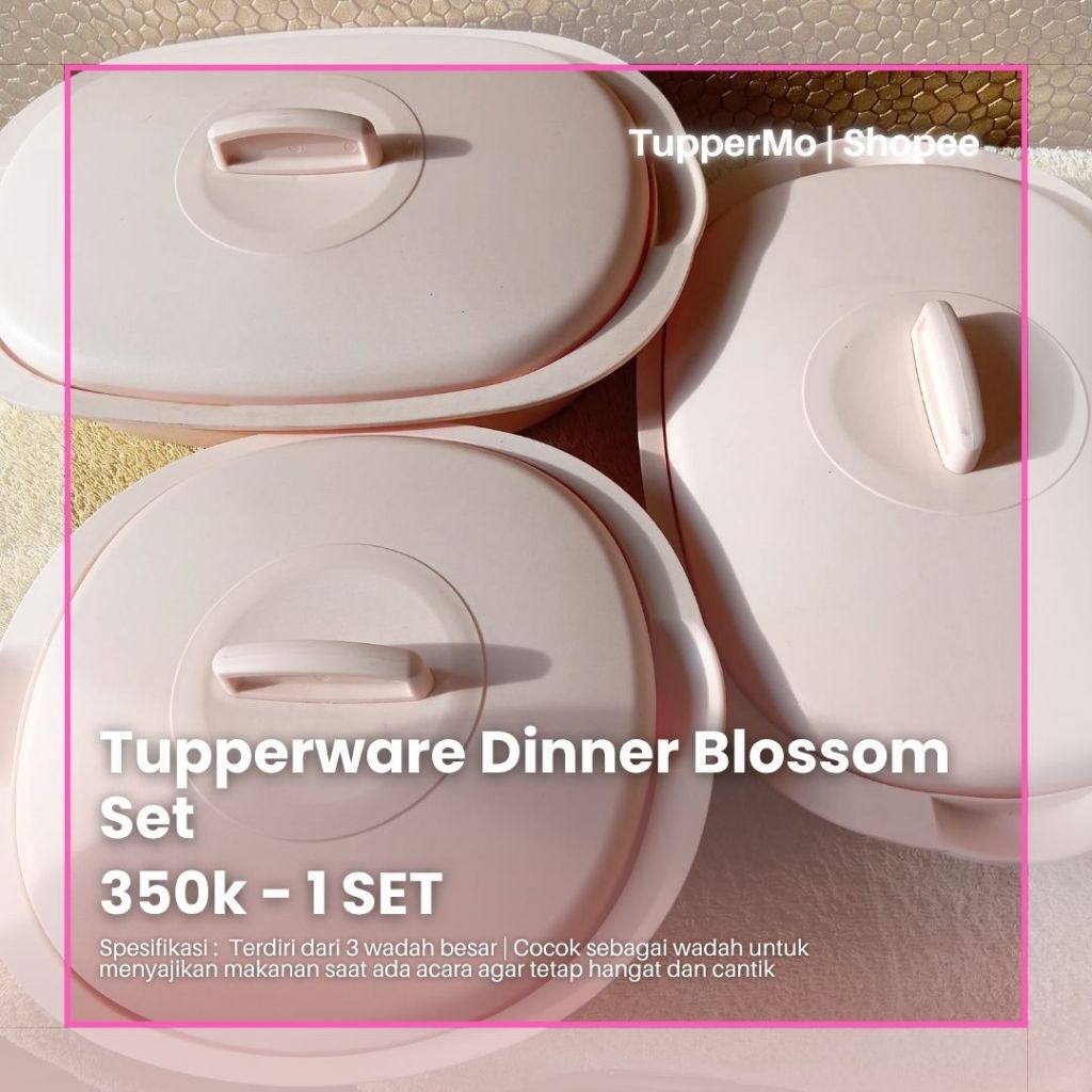Dinner Blossom Tupperware Ori