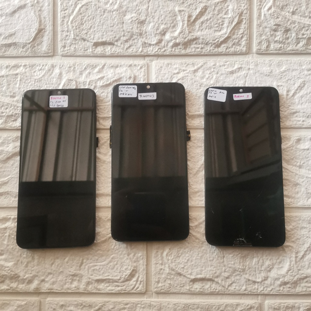 LCD Frame Realme 3 Minus Copotan | Minus (Lihat Foto Variasi)  ABS