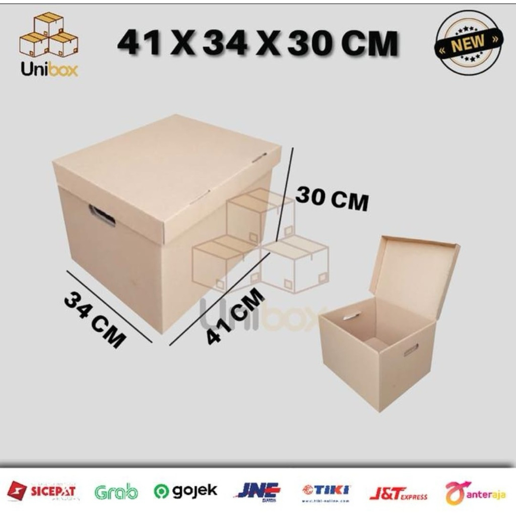 

Kardus Box Arsip | 41x34x30 cm | Box Arsip