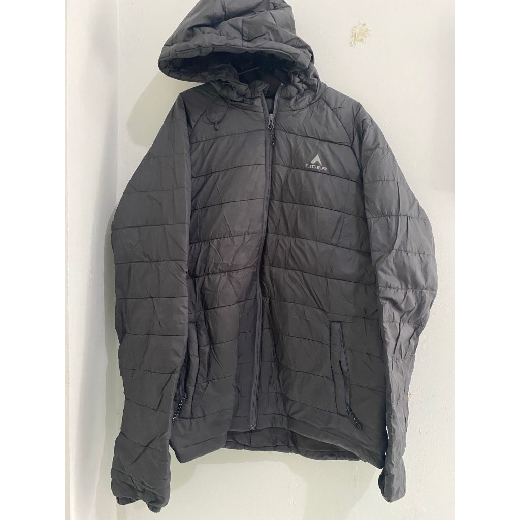 EIGER STROMBLE PADDED JACKET GREY SZ M