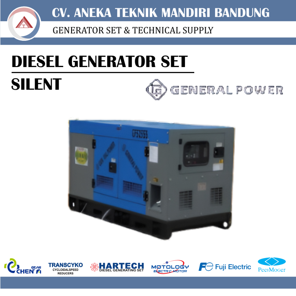 GENERAL POWER DIESEL GENERATOR SET SILENT TYPE / DIESEL GENSET SILENT TYPE / GENSET SILENT / GENSET 