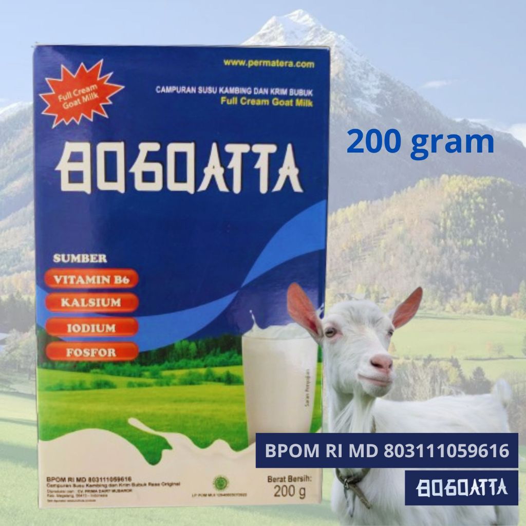 

Susu kambing Ettawa bubuk reguler 200g