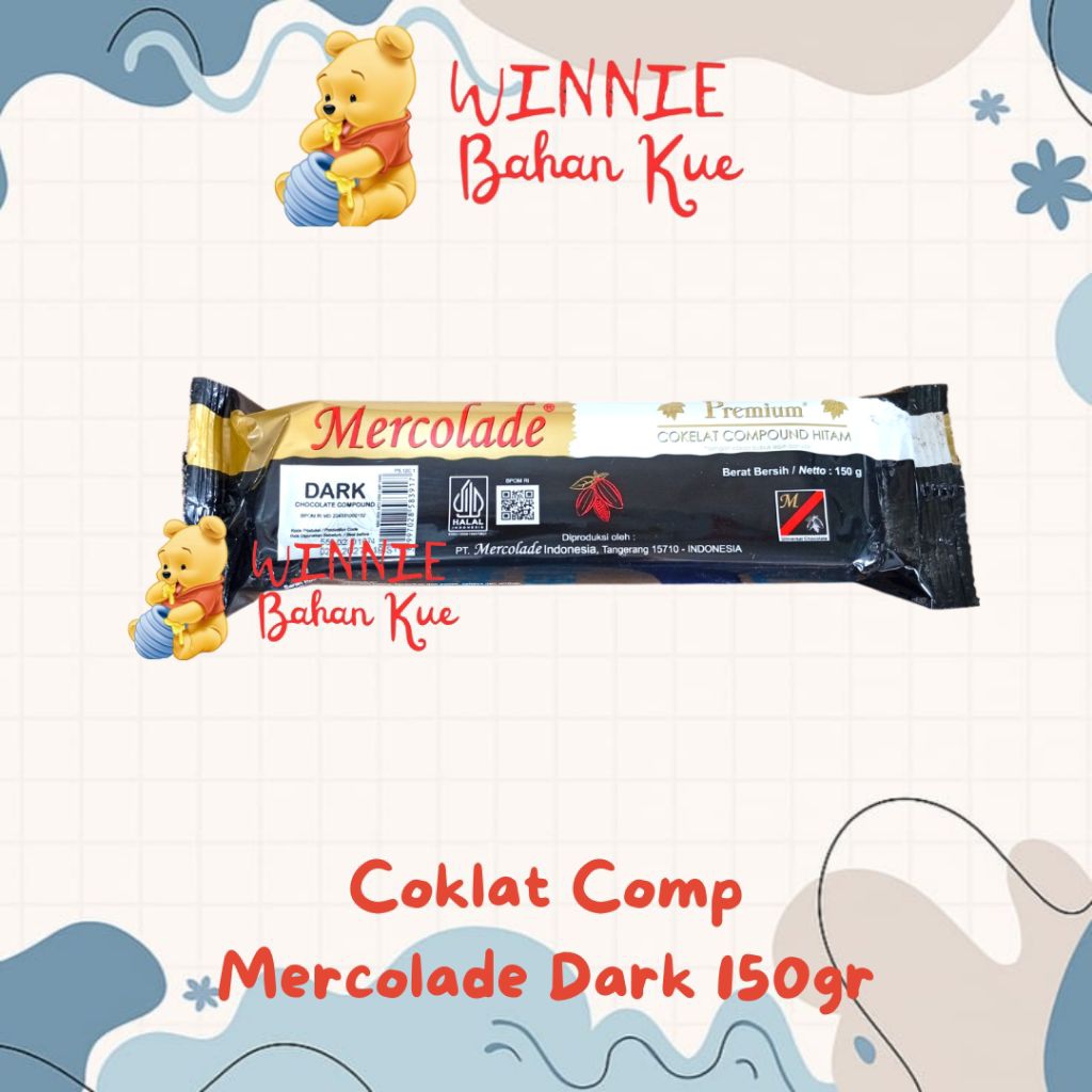 

Cokelat Comp Mercolade 150gr, Tiramisu, Strawberry, Dark