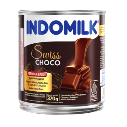 

Indomilk Krimer Kental Manis Swiss Choco 370 g