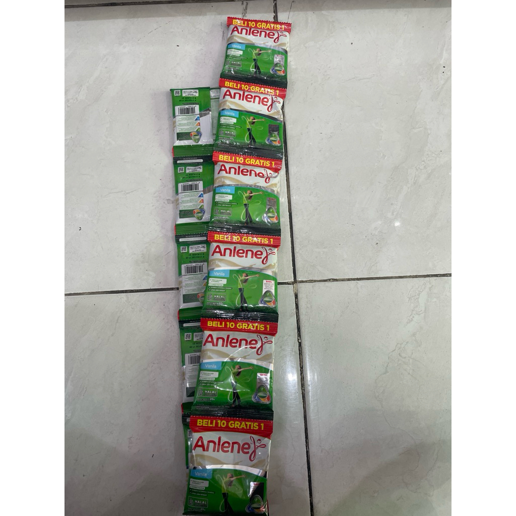 

susu anlene vanila 20gr renceng