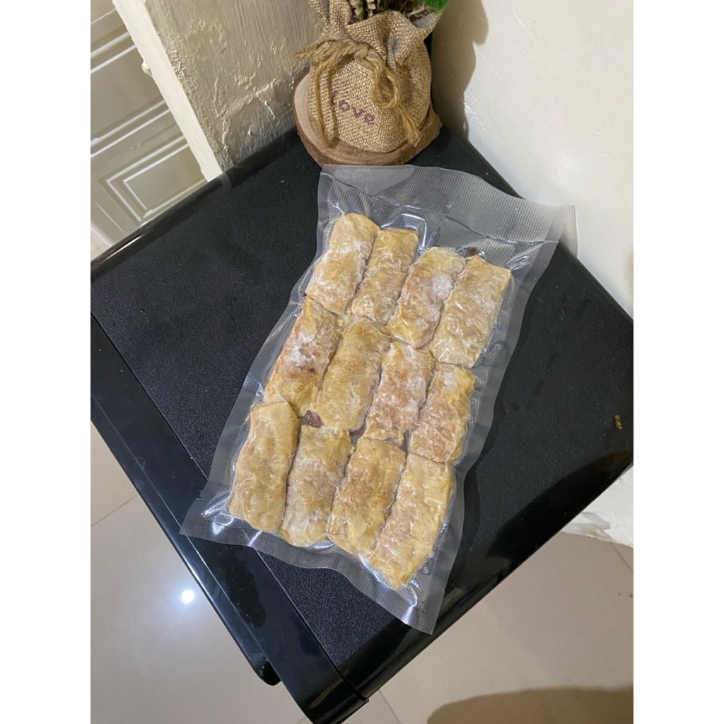 

LUMPIA KULIT TAHU FROZEN FREE CHILLI OIL DAN MAYONES [home Made by ruangrasa]