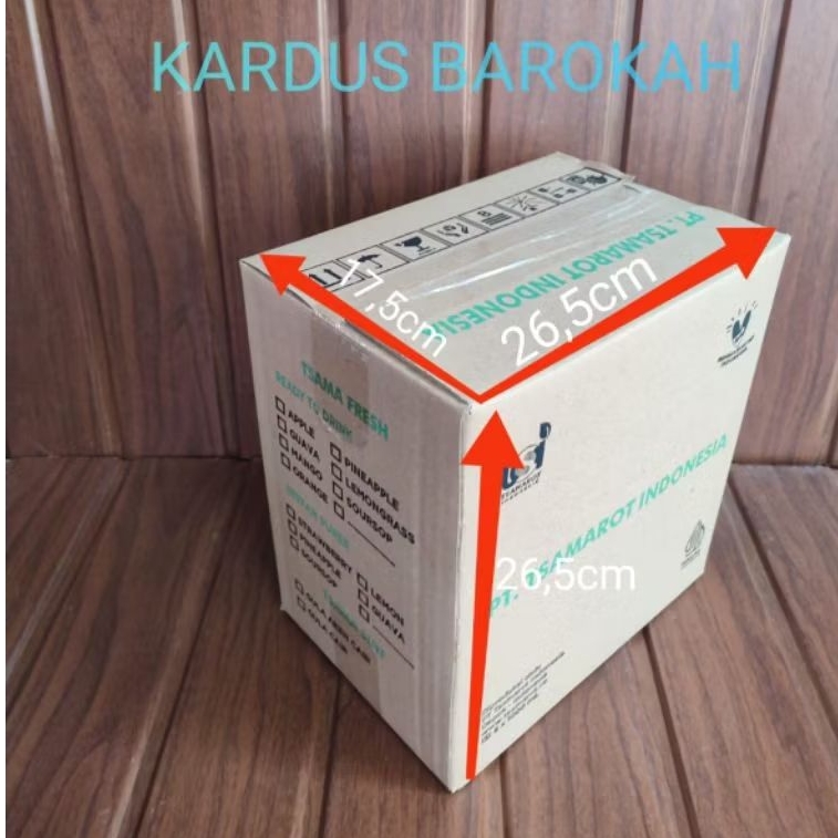 

KARDUS BARU BERMEREK 26cm x 17cm x 26cm Tebal 3mm Belum Pernah Pakai Singel Wall Untuk Packing Paking Besar Dus Karton - Kardus Barokah