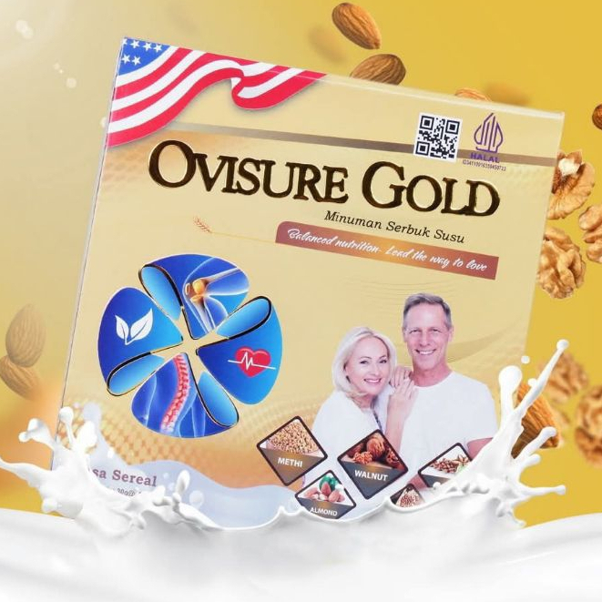 

[BOX] Ovisure Gold Milk Plus Vitamin Untuk Pengobatan Tulang & Sendi Osteoporosis Susu Tulang Asli USA