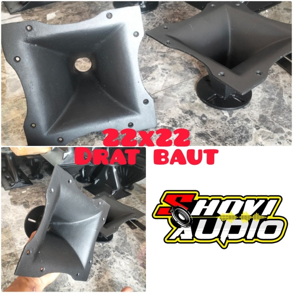 horn tweeter ukuran 22x22,horn tweeter,corong horn tweeter bahan almunium
