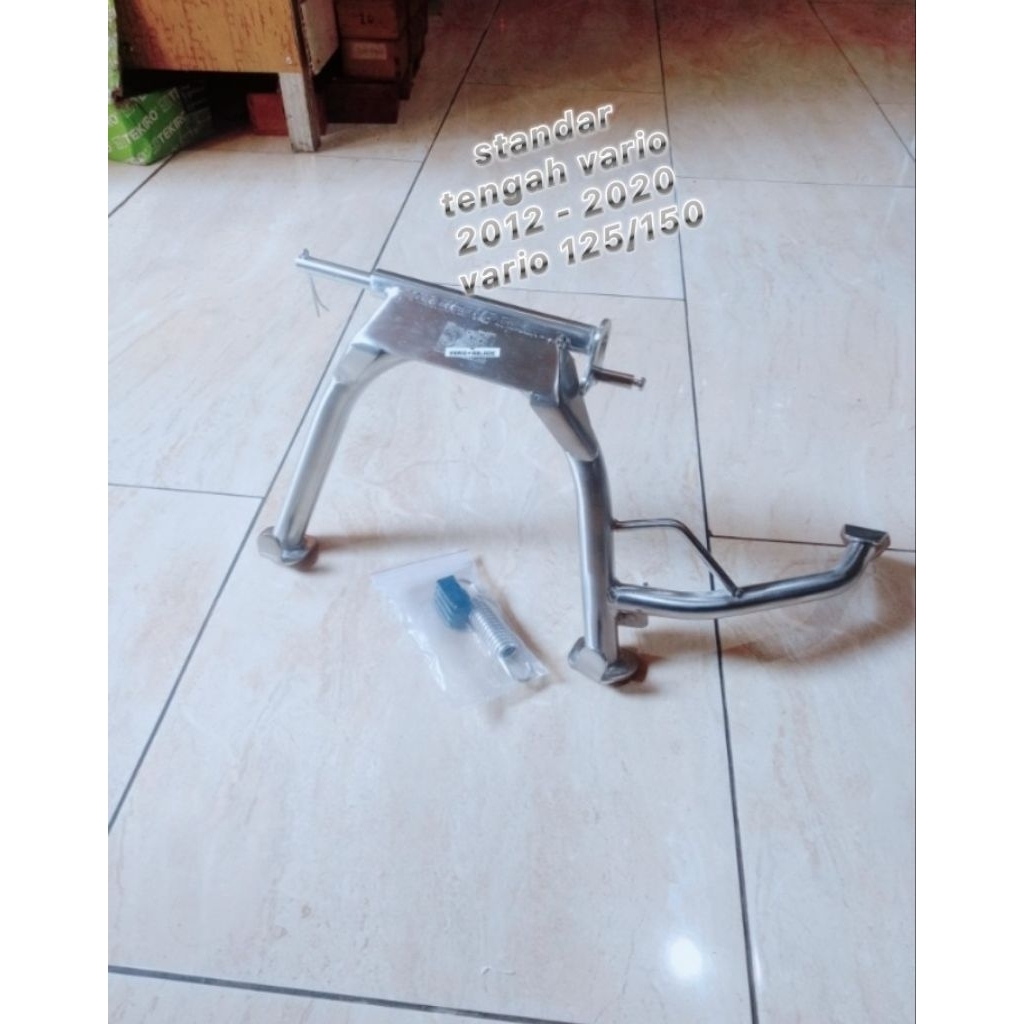 Standar Tengah Full Stainless Vario Vario 2012 - 2020 vario 125 Original Inox Vietnam Stainles