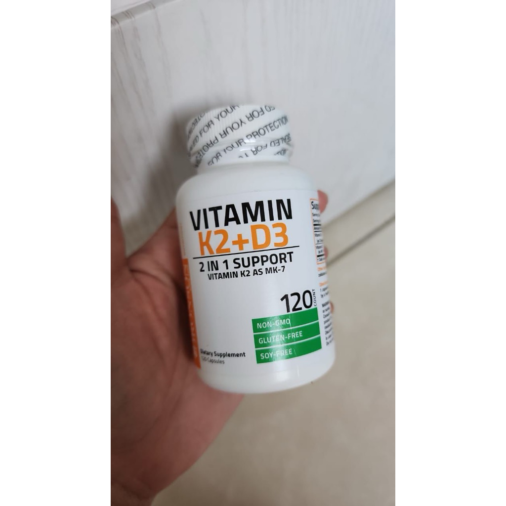 Bronson Vitamin K2 (MK7) with D3 | Isi 120