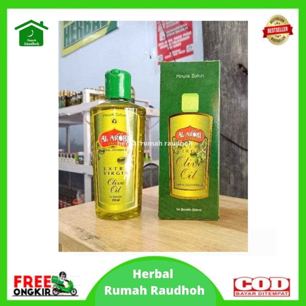 

MINYAK ZAITUN EXTRA VIRGIN OLIVE OIL AL AROBI ORIGINAL 200 ML