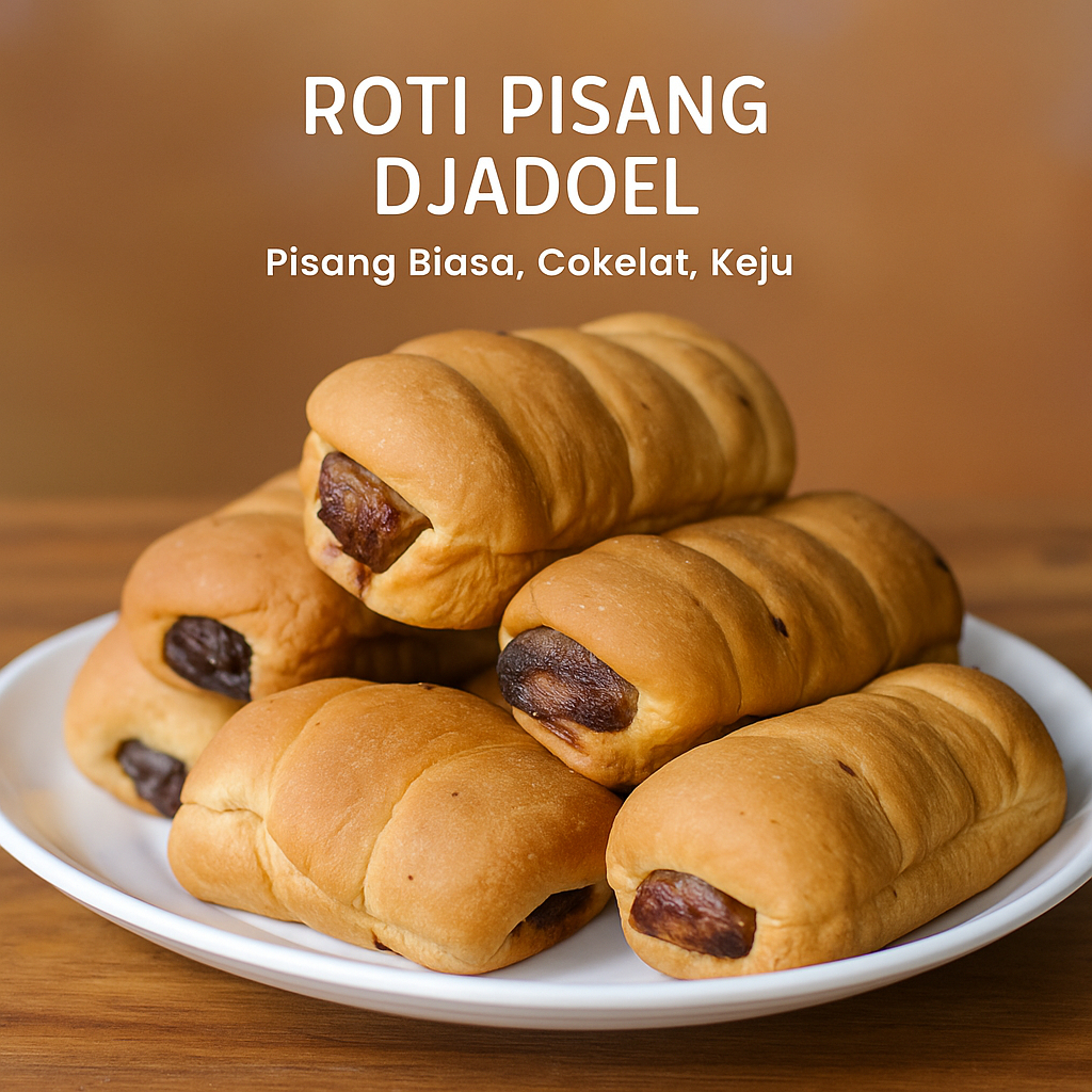 

Roti Pisang Djadoel Orion Solo Spesial Roti oleh-oleh khas Solo