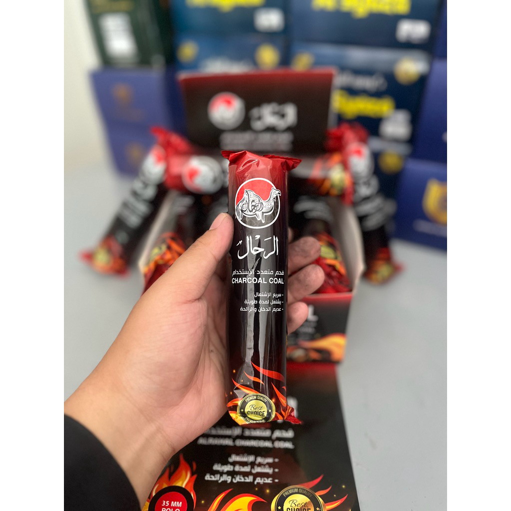 Arang Magic Premium Merek Al Rahal Cepat Nyala Buat Dupa/Bukhur Beli 8 Bungkus Dapat Harga Grosir mu