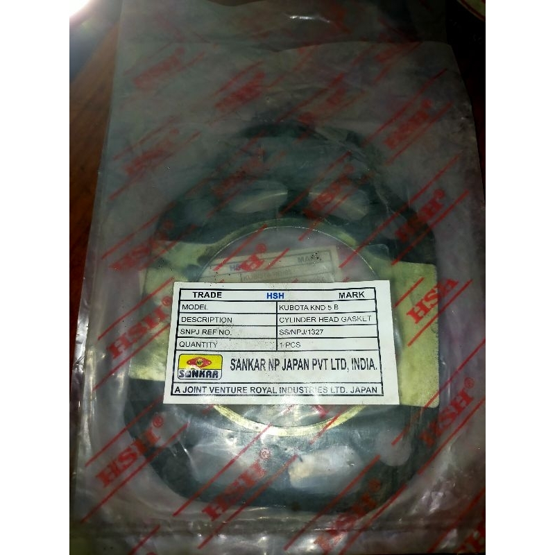 GASKED HEAD KND5B. GASKED CYLINDER HEAD. KND5B. PACK KOP KND5B