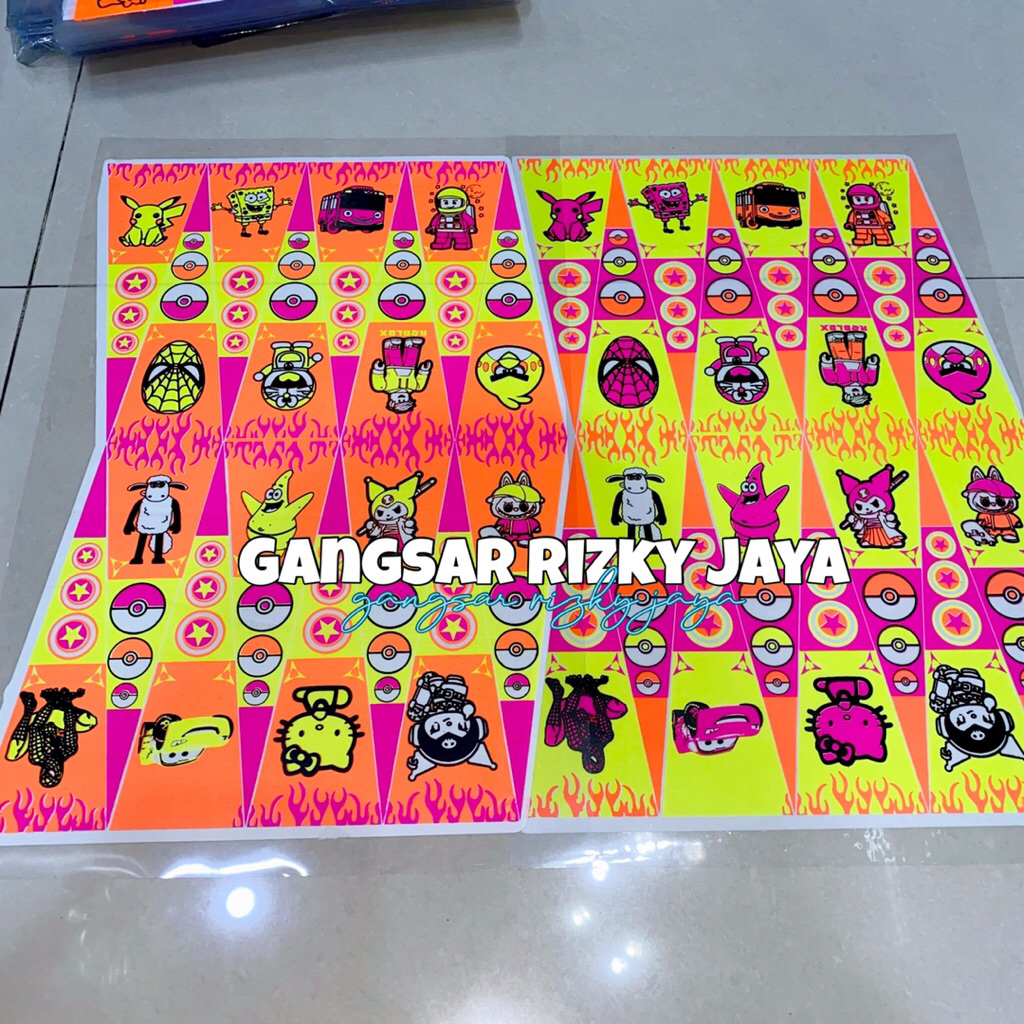 [GRJ] - (paket hemat isi 100 LEMBAR) MIKA KITIRAN MIKA APOLLO MIKA SABLON LEMBARAN