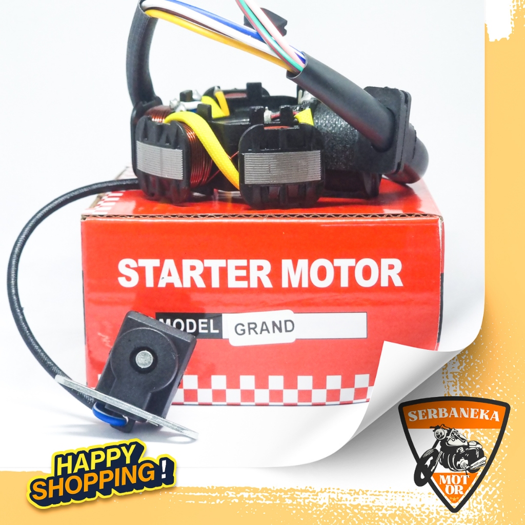 SPULL ASSY / STARTER/STATER ASSY + PULSER HONDA GRAND / SUPRA | KTO parts 100% ORI