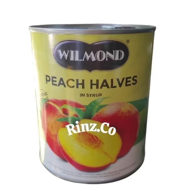 

Wilmond Peach Halves in Syrup Canned Peach Kaleng 825gr
