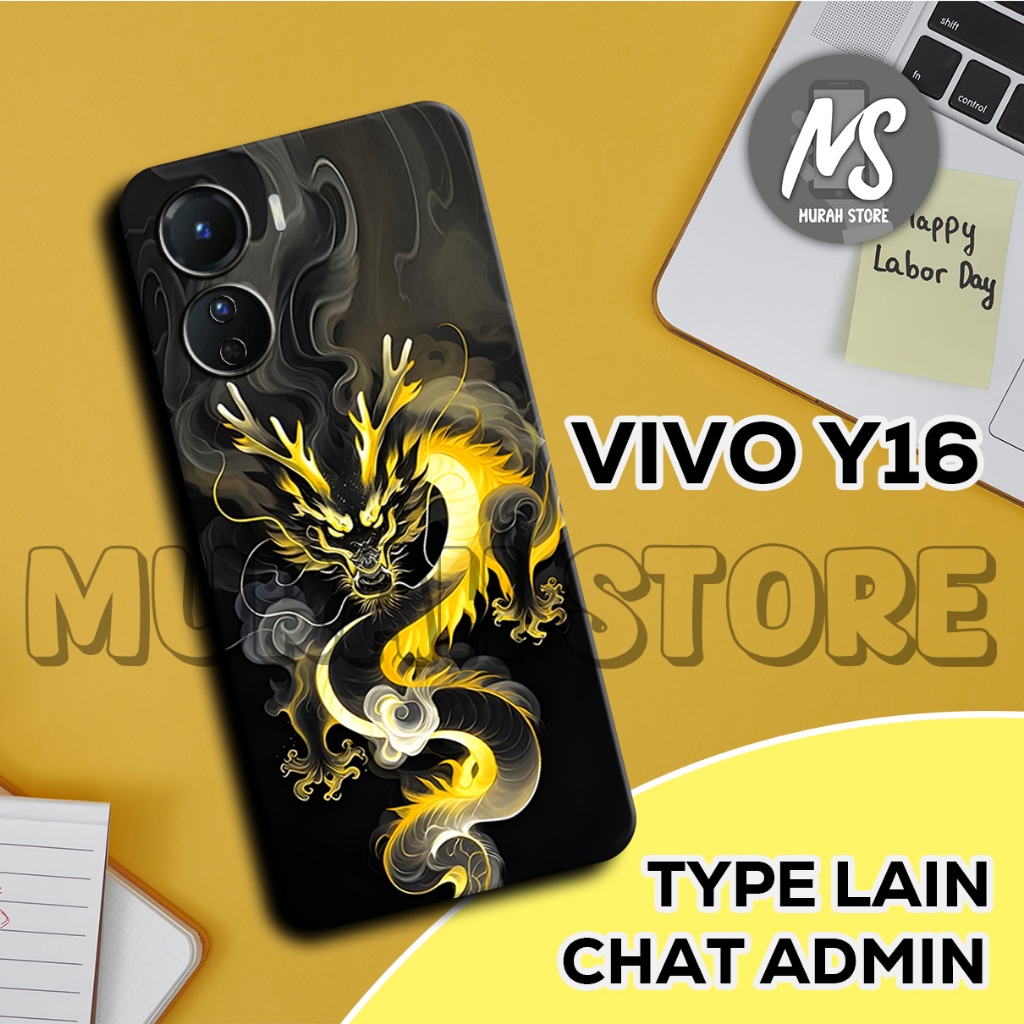Softcase Karet VIVO Y16/MS38/Motif HEWAN/Case VIVO Y16/Silikon VIVO Y16