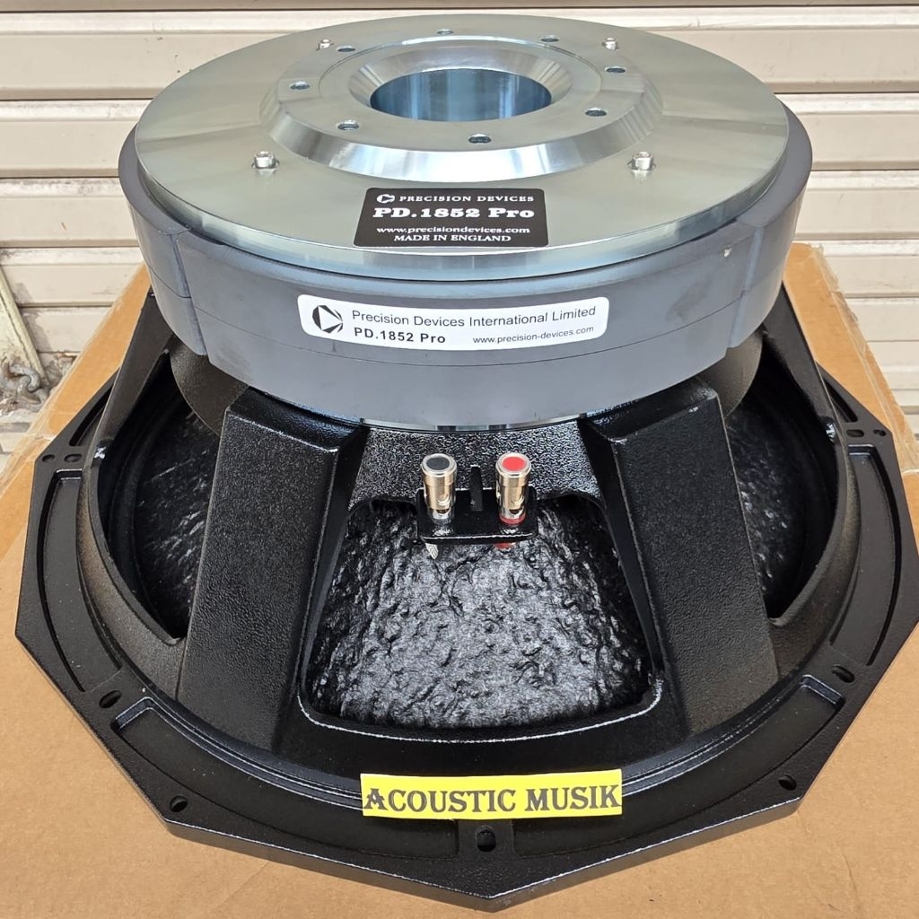 SPEAKER COMPONENT PRECISION DEVICES PD1852PRO SPEAKER 18 INCH VC 5 INCH PD  1852 PRO DM