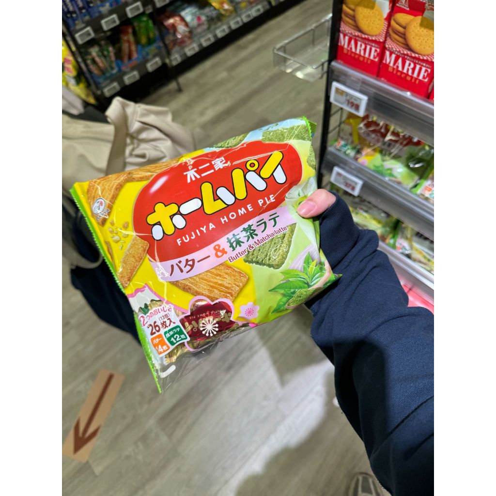 

Fujiya home pie varian butter & matcha latte PO ori japan