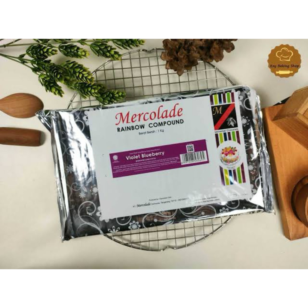 

Mercolade Rainbow Compound 1kg | Cokelat Blok warna