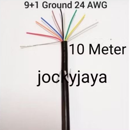 Kabel Data Sensor 9C 24AWG Brother Union / Cable isi 9 + 1 Ground 24 AWG 10Mtr