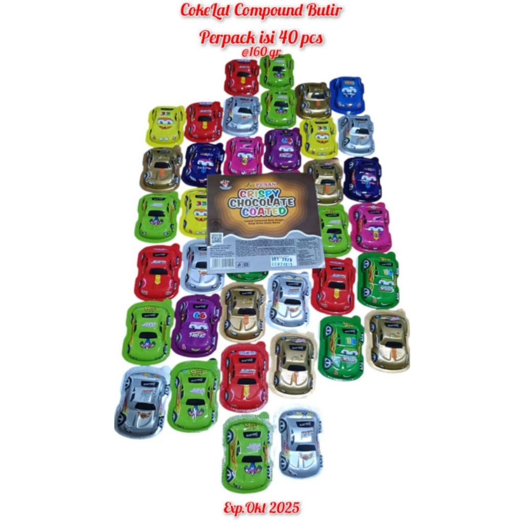 

Permen coklat compound butir