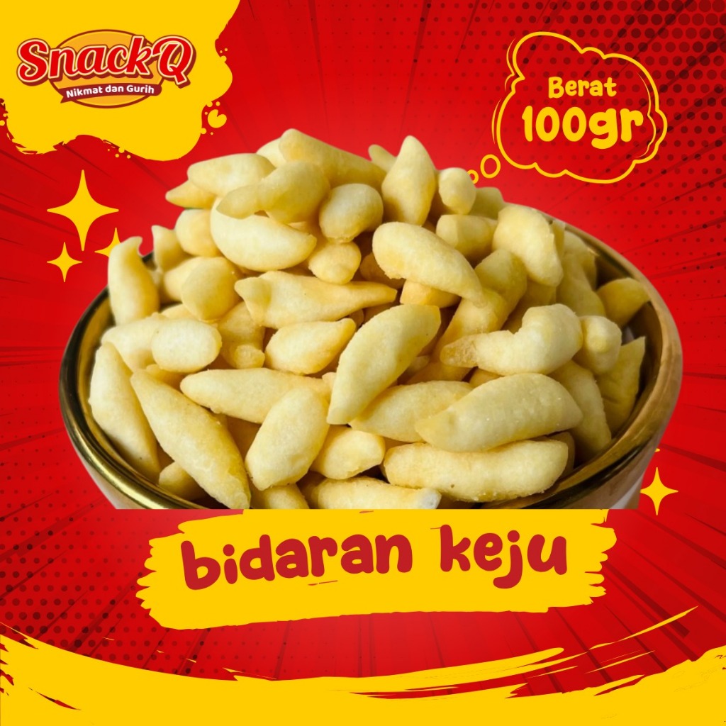 

Snackq.id - Cemilan Telur Gabus 100gr / Bidaran Keju / Renyah / Gurih / Enak/ Kreyes Bikin Nagih