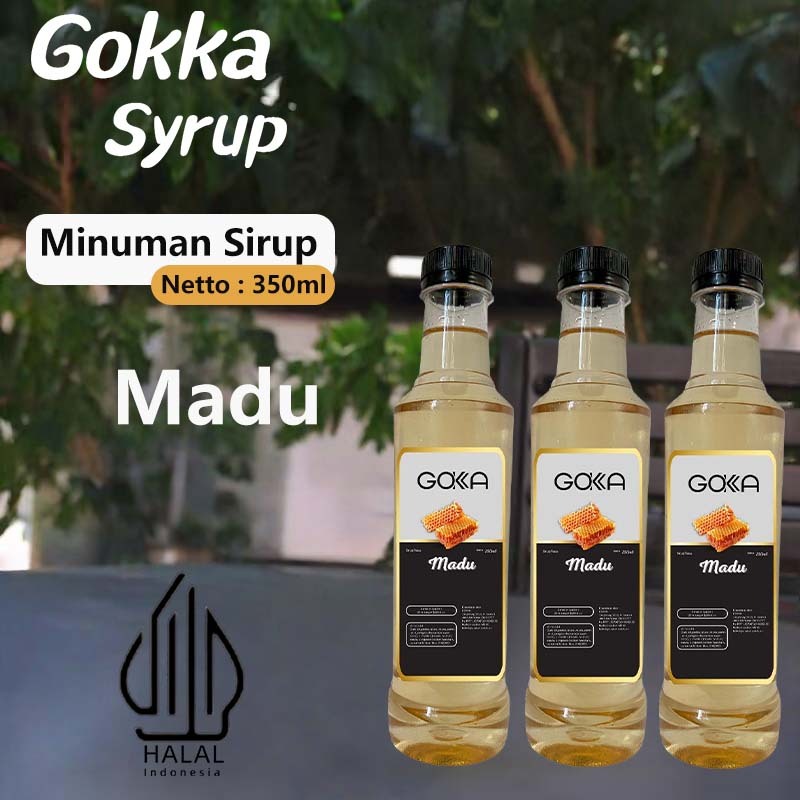 

GOKKA Syrup Minuman Sirup / Sirup Madu / 350ml Sirup