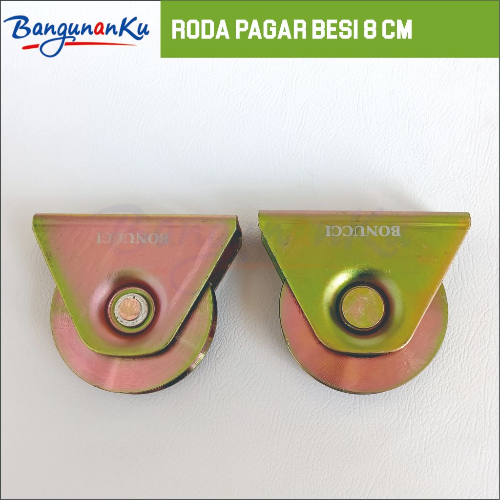 RODA BESI + RUMAH / RODA PAGAR BESI 8CM