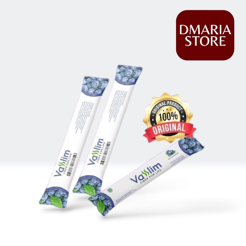 (3 Sachet) Vasslim Fiber Drink Diet Pelangsing Badan Penurun Berat Badan