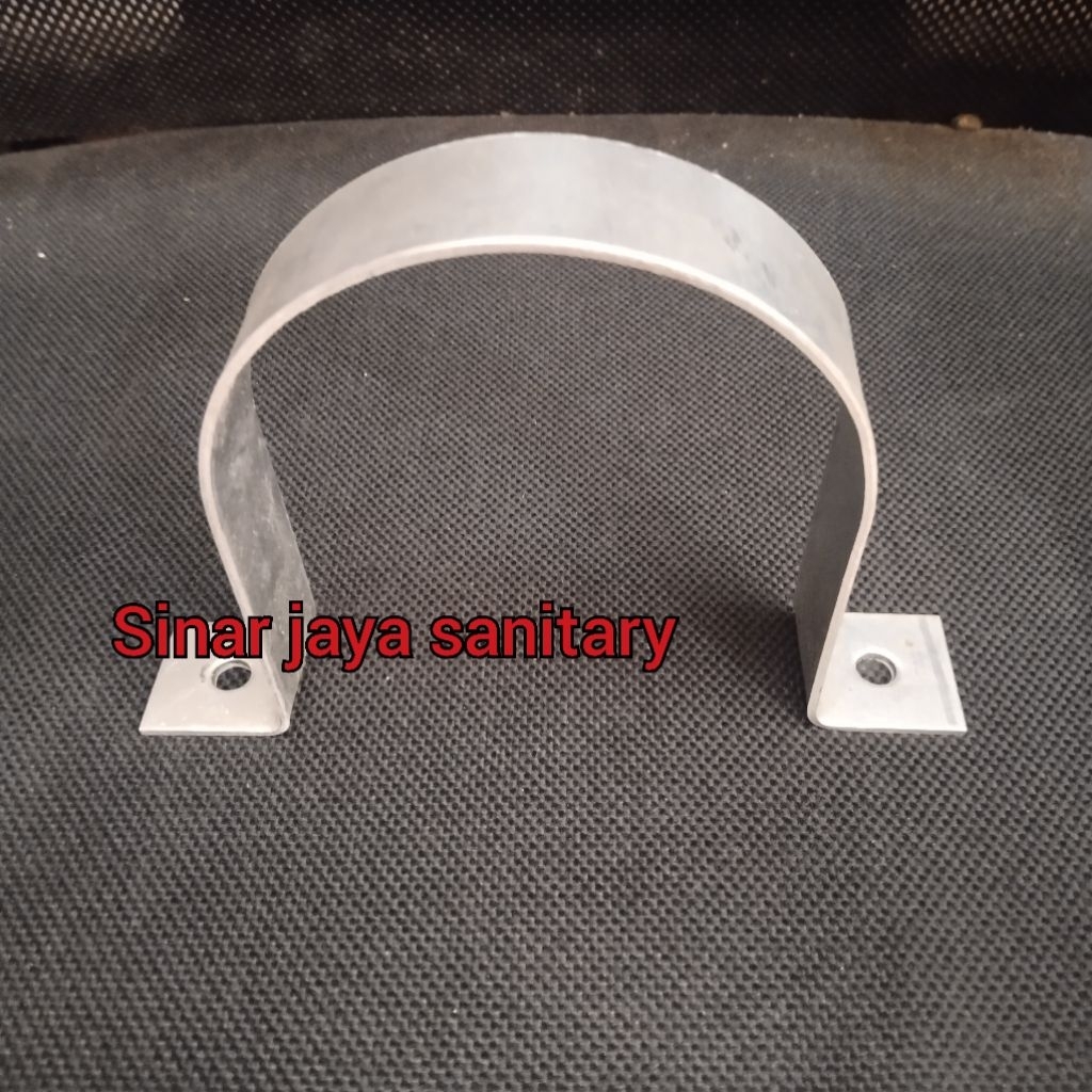 Klem pipa 3inch / Klem tembok paralon 3inch / Klem omega