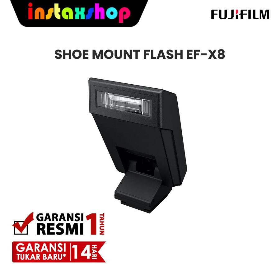 Fujifilm EF-X8 EFX8 Flash Original Black Compatible with FUJIFILM TTL Flash Kamera