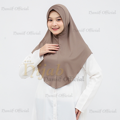 Hijab Bergo Instan Soft Pet Inner Malay Jersey L