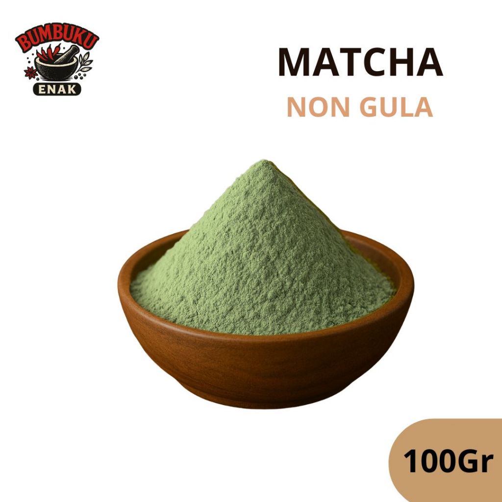 

Bubuk Minuman Rasa Matcha Non Gula 100gr – Bubuk Minuman Sehat Rasa Green Tea Premium, Cocok untuk Diet & Camilan