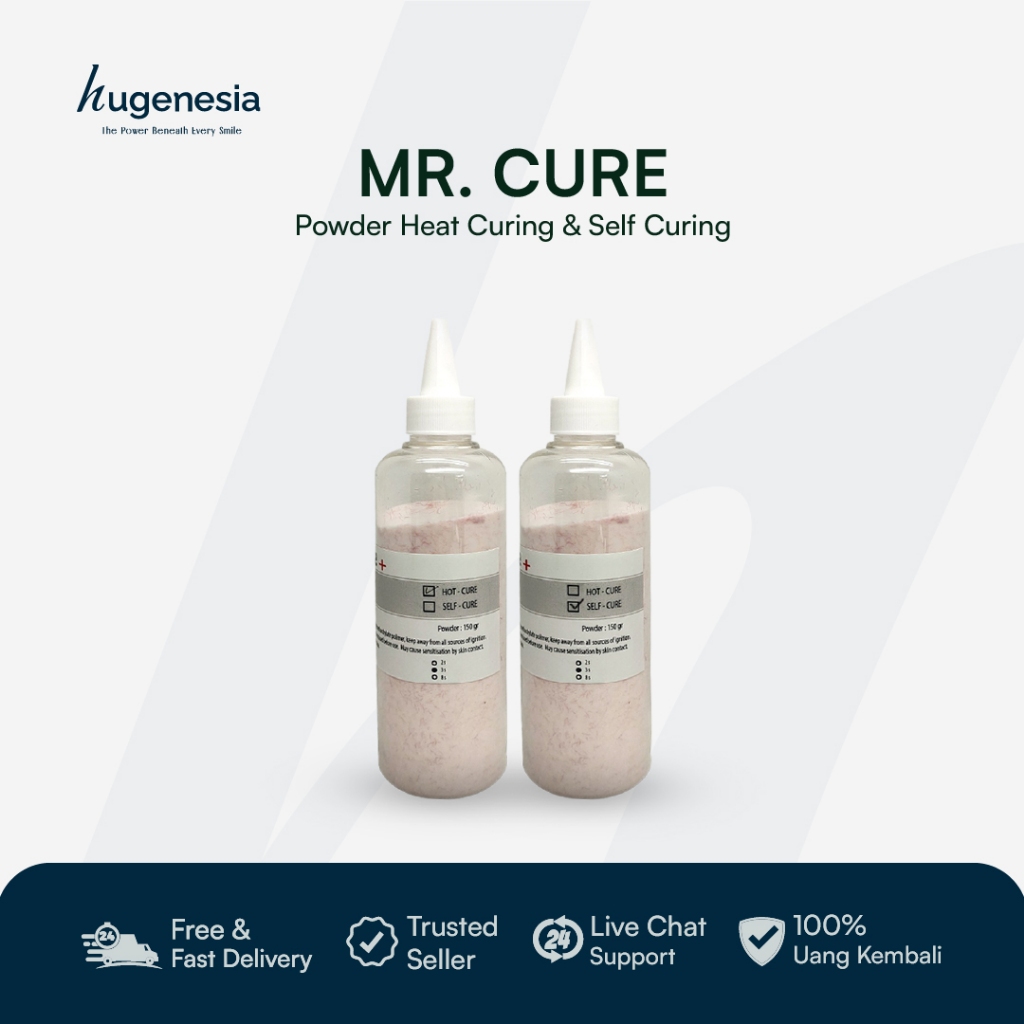 Hugenesia - Mr. Cure Powder Heat Curing & Self Curing 150grm