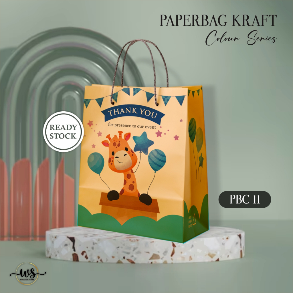 

[12 PCS] PAPER BAG MOTIF READY STOCK PAKET LUSINAN - TAS SOUVENIR PERNIKAHAN / ULTAH MOTIF PBC 11