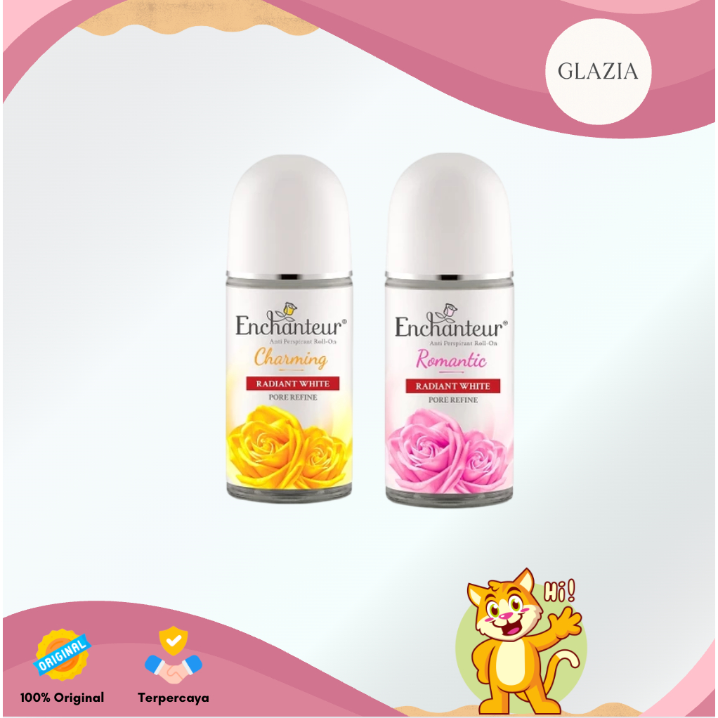Enchanteur Deodorant Roll On Whitening 40 Ml - Parfum Wanita | Romantic Charming