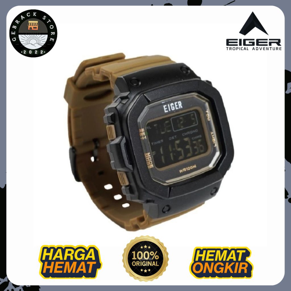 JAM TANGAN EIGER1989 AROSUKA WATCH DIGITAL | JAM TANGAN DIGITAL | JAM TANGAN PRIA