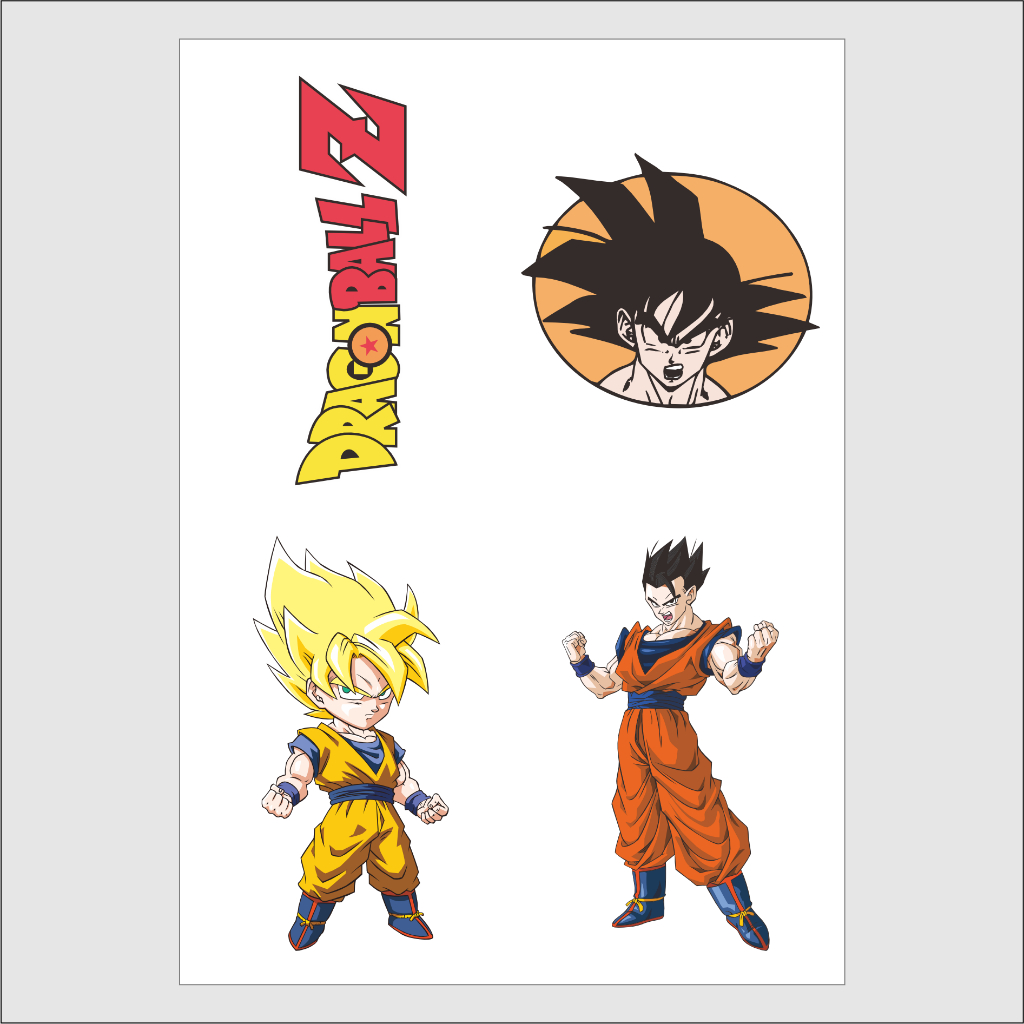 

Stiker pack A6 dragon ball character series 1
