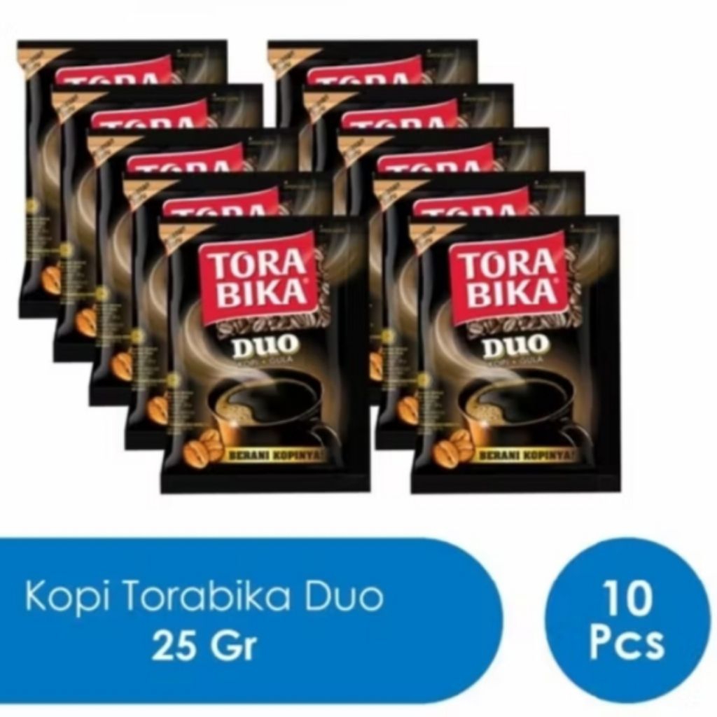 

Torabika Duo Kopi Gula 24 gr - 1 renceng 10 sachet