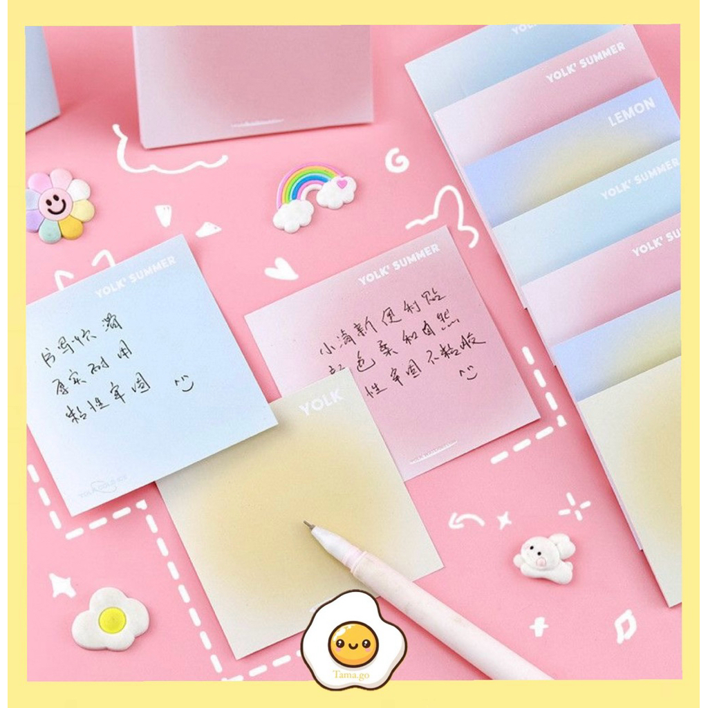 

Sticky notes lucu pastel kertas memo alat tulis Untuk Kantor Sekolah 50 Lembar