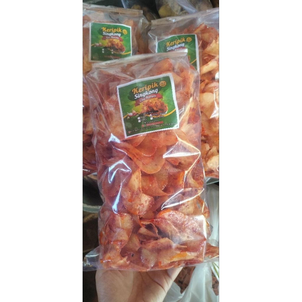 

kripik singkong pedas manis