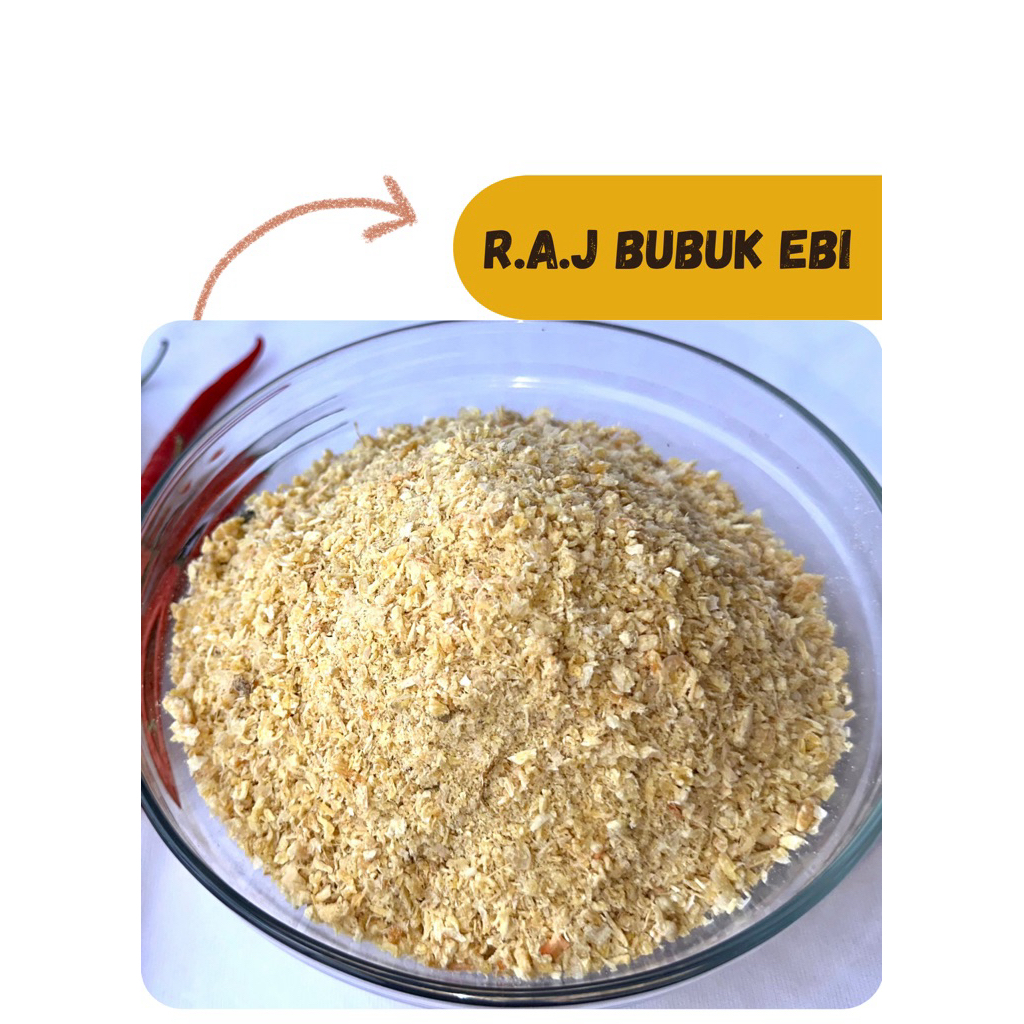 

[ R.A.J Rempah ] Bubuk Ebi 1 kg bahan pakan bahan pelet bahan bumbu