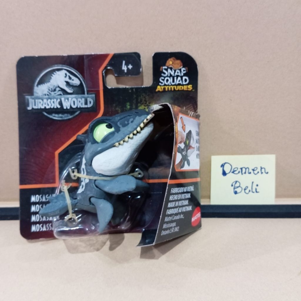 Jurrasic World Snap Squad Attitudes Mosasaurus mini figure - Wave 12